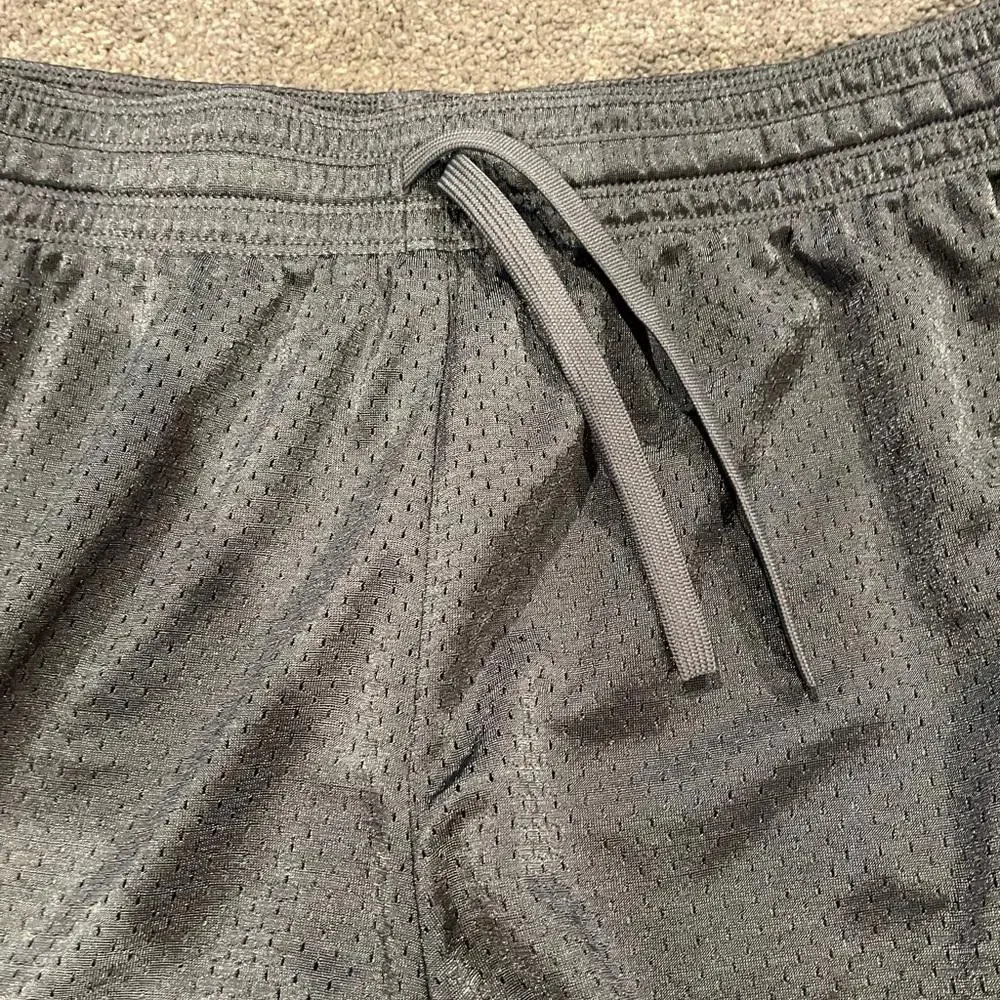 Womens NIKE Dri Fit Running Shorts blue‎ & purple side stripes
